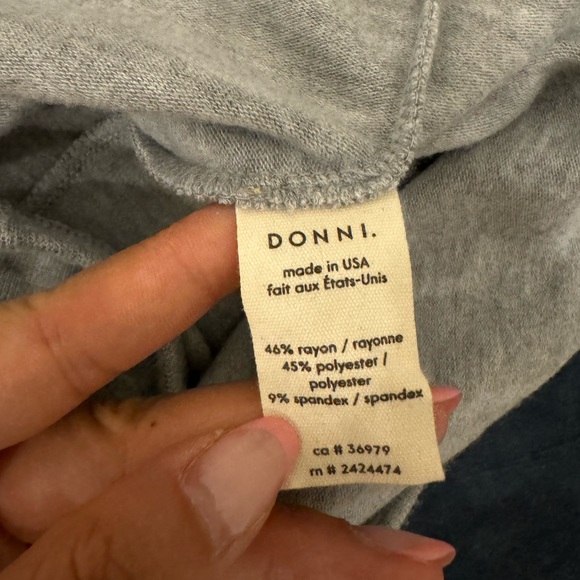 Donni Sweater Tube Top in Heather Grey - Picture 4 of 6